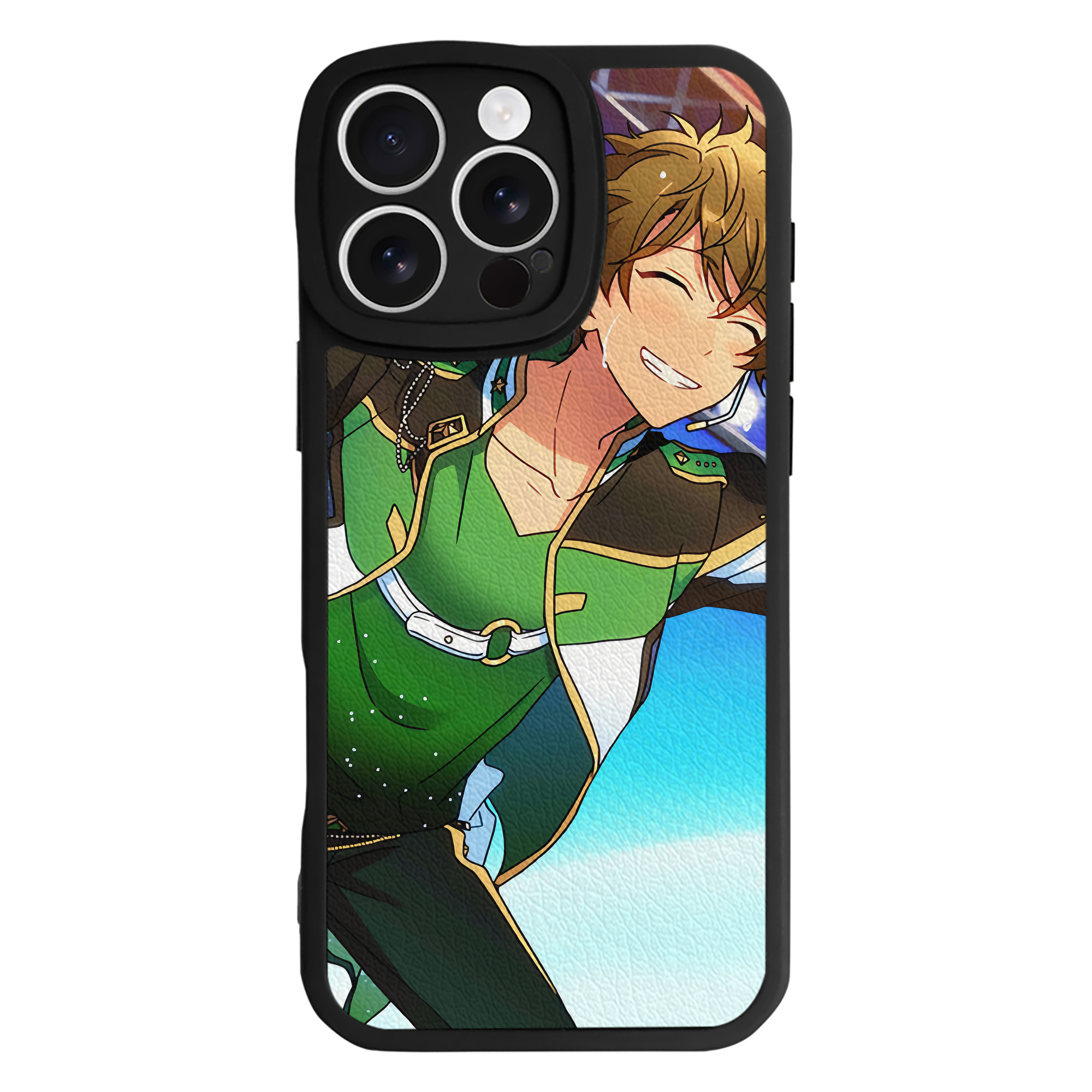（画像用） あんさんぶるスターズ! Ensemble Stars 【iPhone 16シリーズ対応】シリコンスマホケース（レザー調） 材質：シリコン